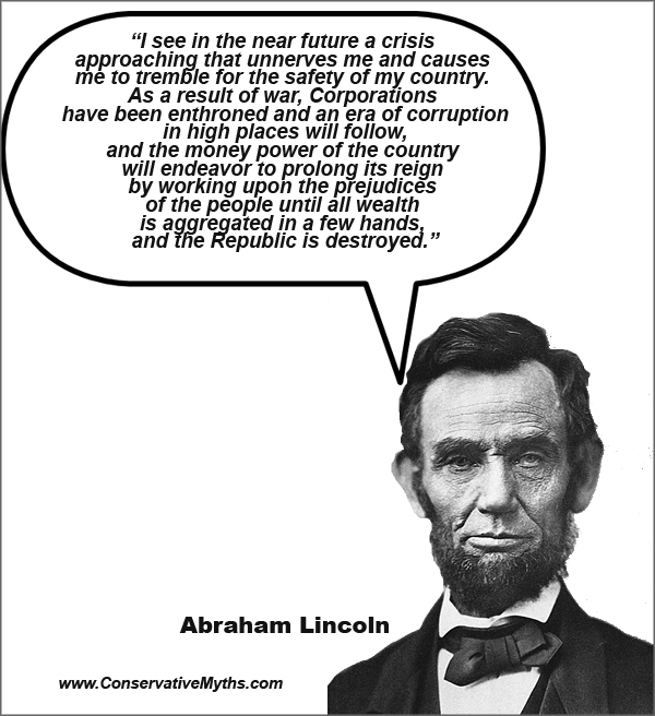 Abraham Lincoln on corporations