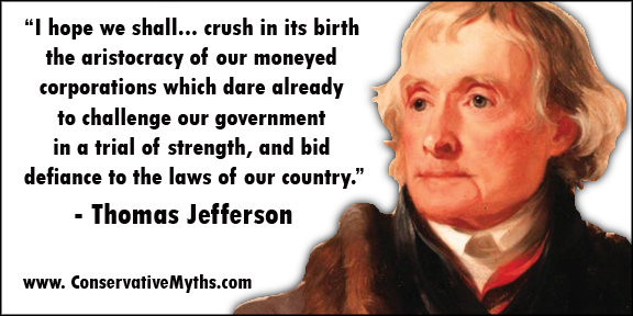 Thomas Jefferson on corporations